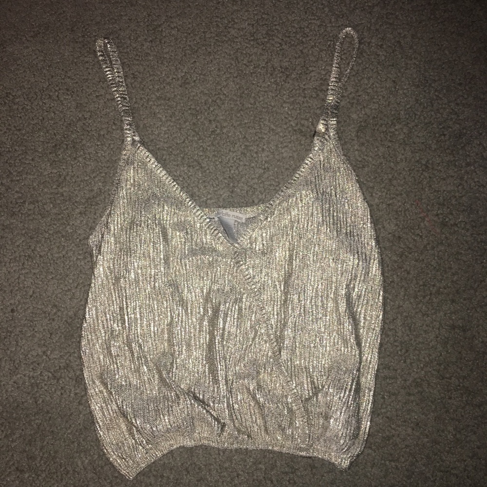 Shimmer Crop Top